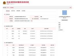 社会消防技术服务信息系统